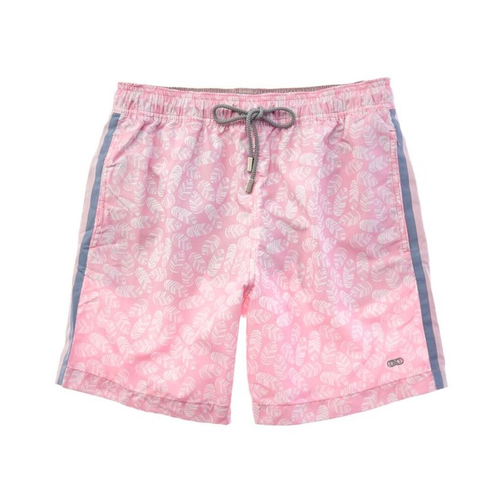 Le Club Mens  Capri Long Swim Short, Pink